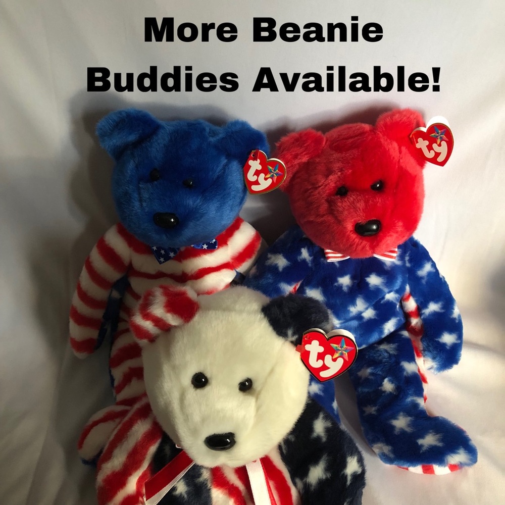 2002 Ty Beanie Buddy Liberty with RED Head - Picture 12 of 12